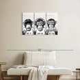 thumbnail image 2 of Elephant Stock Cool Monkeys Wall Art - Horizontal Multi Panel Canvas - Living Room Wall Decor - Animal Multi Panel - White And Black Decor - 33" x 20", 2 of 7