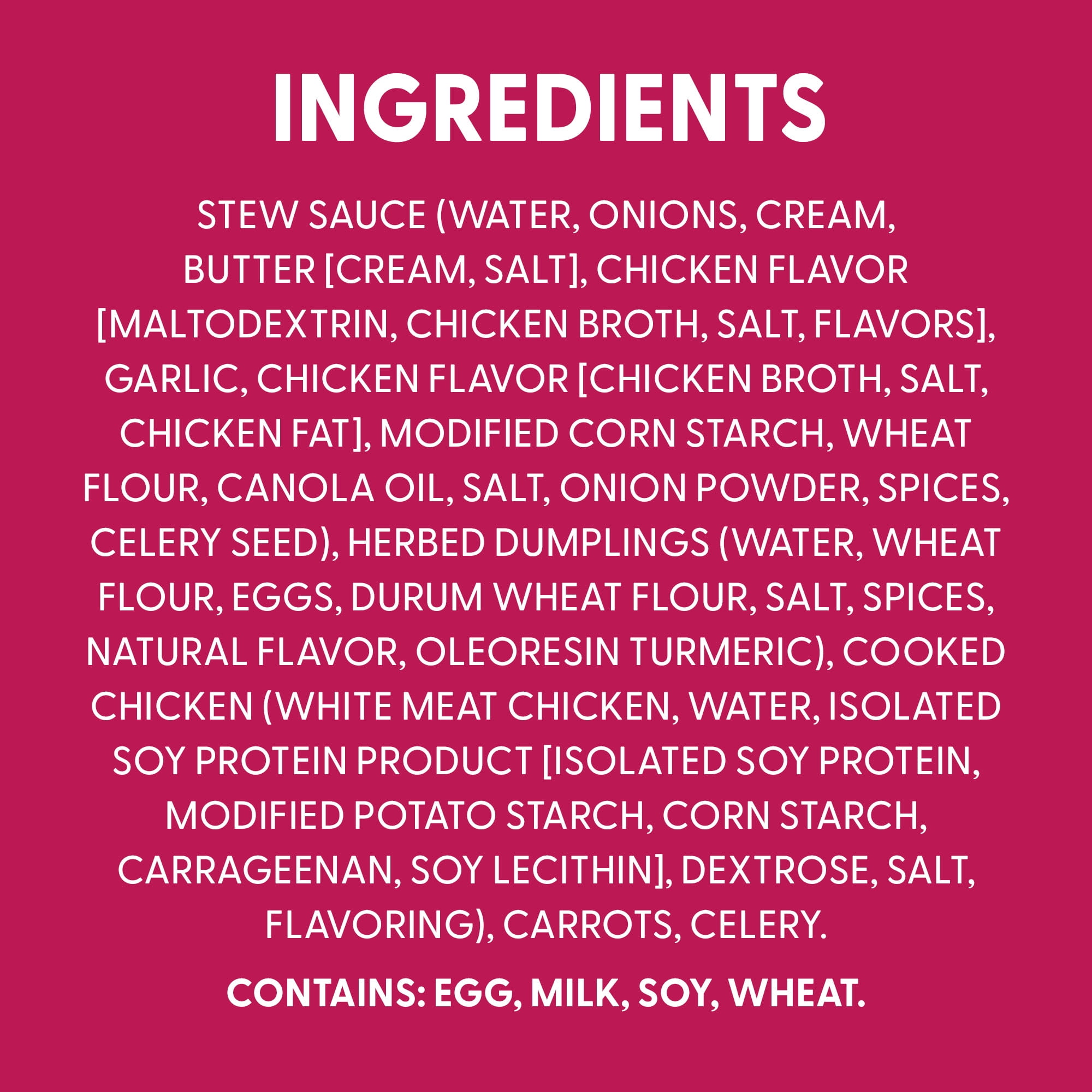 Dolly Parton's Chicken & Dumplings With Vegetables and Creamy Sauce, 12 oz. (frozen)