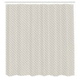 thumbnail image 3 of Ambesonne Neutral Color Shower Curtain, Like Motifs, 69"Wx70"L, Dust Pale Eggshell, 3 of 5