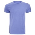 thumbnail image 1 of Russell - Camiseta básica entallada de manga corta para hombre - Verano/Playa/Piscina (Azul mezcla), 1 of 2