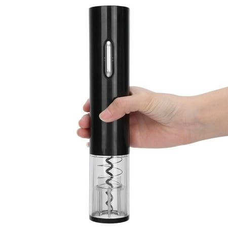 

Durable Corkscrew Electric Wine Opener Black For Home Kitchen Opening Bottle