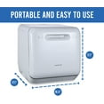 Farberware Professional Complete Portable Countertop Dishwasher with 5