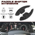 thumbnail image 4 of Xotic Tech Carbon Fiber Pattern Steering Paddle Shifter Extensions Cover Trim Compatible with Audi A3 A4 A5 A6 A7 A8 S5 Q3 Q5 Q7 Interior Accessories, 4 of 9