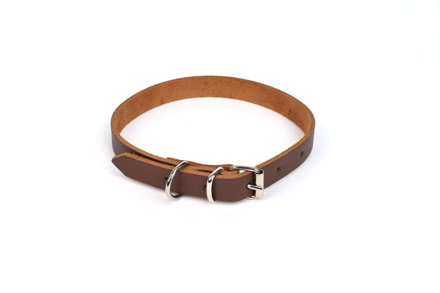 Collier de chien Canadiana en cuir italien