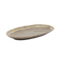 thumbnail image 4 of Tabletops Gallery 3 Piece Tuscan Stoneware Serving Trays Platters Set, Blue Teal Taupe, 4 of 6