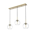 thumbnail image 4 of Living District Baxter 36 Inch Pendant Clear Shade in Satin Gold, 4 of 10
