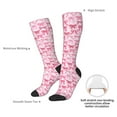 thumbnail image 4 of Balery Pink bows Calcetines novedosos Calcetines deportivos Calcetines hasta la rodilla Calcetines de algodón Calcetines originales y geniales, 4 of 6