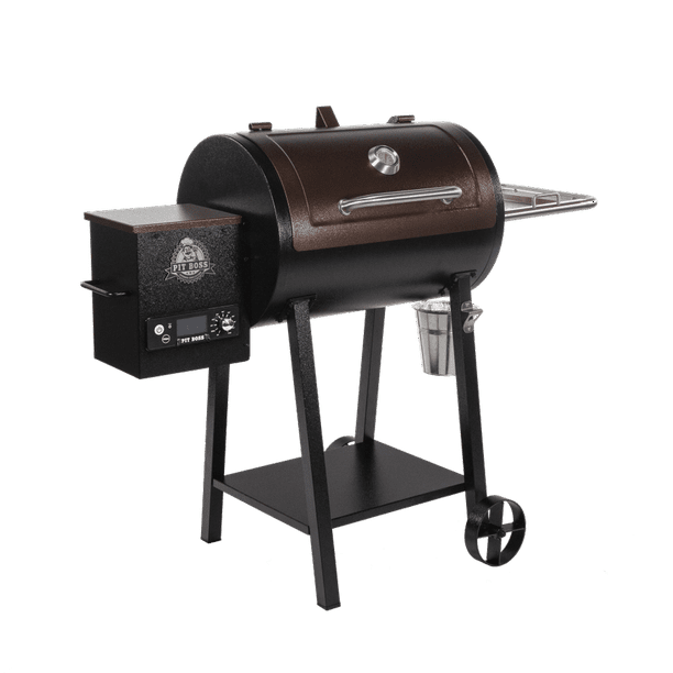 Pit Boss 440D2 Deluxe Wood Fired Pellet Grill with Flame Broiler