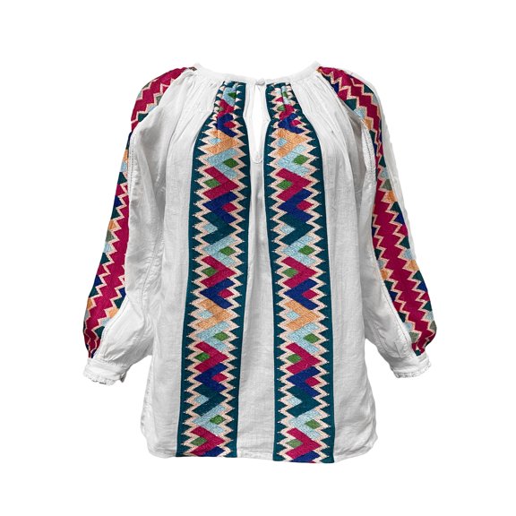 Roberta Roller Rabbit Women's Anka Andes Top X-Small White Multi