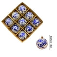 thumbnail image 6 of Zvmxot 9pcs Christmas Ball Ornaments Christmas Tree Decor Electroplated Plastic Multi-Functional Hanging for Holiday Wedding Party Indoor Outdoor Decorations(Blue,3.15"/8CM), 6 of 7