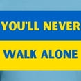 thumbnail image 3 of CafePress - You'Ll Never Walk Alone Pro Ukraine T Shirt - Fitted T-Shirt, Vintage Fit Soft Cotton Tee, 3 of 4