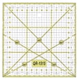 thumbnail image 1 of KAKOWELY 1Pc Square Cloth Quilt Ruler Sewing Ruler Patchwork Ruler Grid Lines Garment Design for Easy Precise Cutting,5.91"X5.91"X0.2", 1 of 5