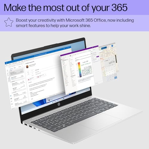 HP Laptops 14 inch FHD Display with Backlit Keyboard, Windows 11