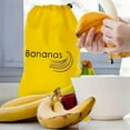 thumbnail image 5 of 1/2/3/5Pcs Durable Yellow Banana Storage Bags Insulated Fruit Vegetable Fresh-keep Bundle Pocket Drawstring Banana Preserve Bag, 5 of 10