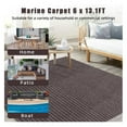 Marine Carpet, 6 ft x 13.1 ft Marine Grade Boat Carpet, Marine Carpeting with Soft Cut Pile and