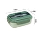 thumbnail image 3 of RKSTN lunch boxs Bento Box Set 1100ML Leakproof Lunch Box Kit Compartment Microwave Lunch Containers Uitable For Microwave Dishwasher, 3 of 8