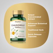 Chamomile Flower Extract | 1100mg | 200 Quick Release Capsules | by Piping Rock