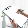 thumbnail image 6 of Bwomeauty Office Supplies, A4 Board Clip Folder Clipboard Office Supplies A4 Clipboard Writing Board Thickened Data Clip Meeting Records Writing File, Womens Gifts, 12x8.7inch, 6 of 6