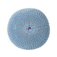 thumbnail image 5 of Noble House Spencer Cotton Round Pouf,Blue, 5 of 5