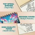 thumbnail image 2 of TPLHOUSE Graffiti City Coloring Book Spiral Bound for Adults, A5 Wooden Cover, 30 Stunning Hip Hop Street Styling Coloring Pages for Creativity and Relaxation, 2 of 6