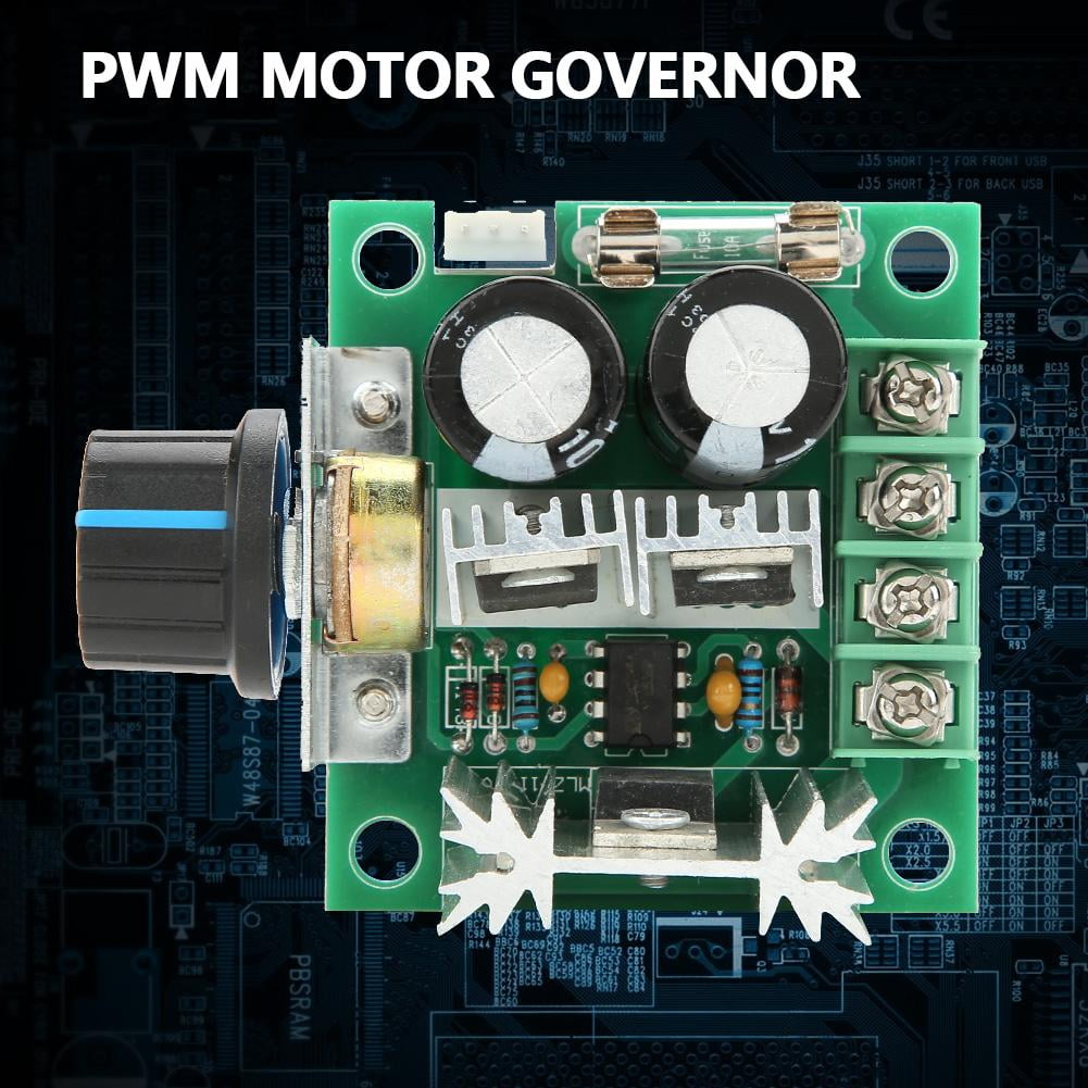 DC Motor Governor PWM Stepless Speed Forward And Reverse Drive Switch 10A 