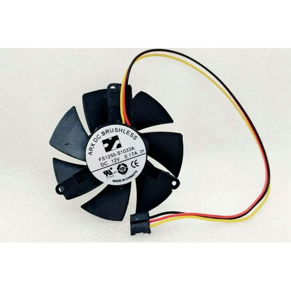 FOR FS1250-S1033A DC 12V 0.17A 50X50x10mm 3-Wire Server Cooling Fan