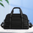 thumbnail image 1 of Bolsa de entrenamiento de gimnasio para mujer paquete de almacenamiento de ropa y zapatos con separación húmeda y seca de Color sólido, 1 of 6