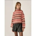thumbnail image 4 of Striped Turtleneck Cropped Sweater, 4 of 6