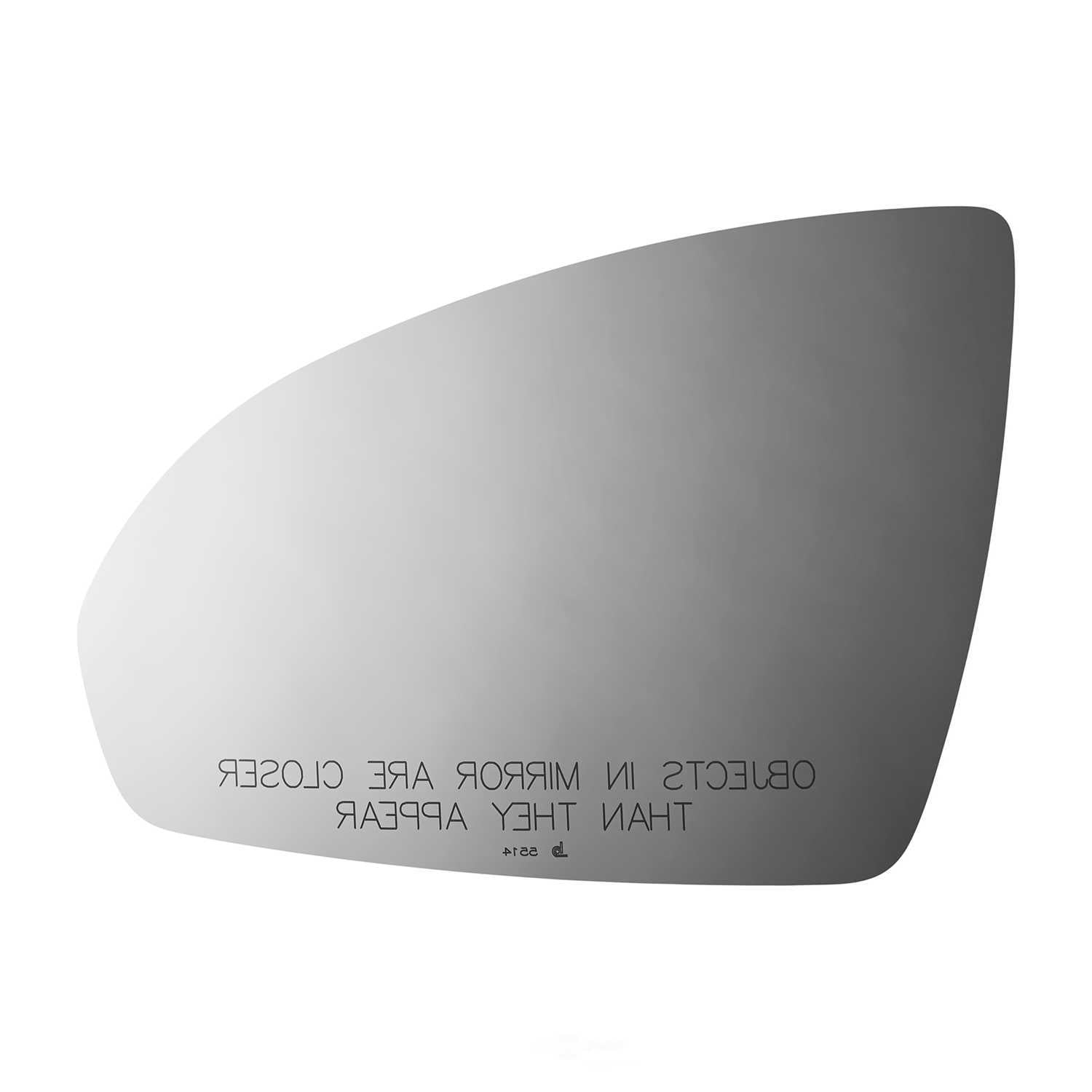 Burco Side View Mirror Replacement Glass - Clear Glass - 5514
