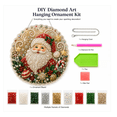 thumbnail image 3 of 2026 Christmas in July DIY Diamond Art Hanging Ornament – Handmade Sparkling Christmas Keepsake Santa Design Hanging Ornament Summer Creative Project, 3 of 7