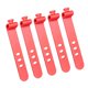 thumbnail image 1 of Organizador de cables de silicona reutilizable de 5 piezas, bridas flexibles para auriculares, TV, cables USB, ordenador, bolsas de comida, cortinas, paraguas y soluciones de almacenamiento., 1 of 8