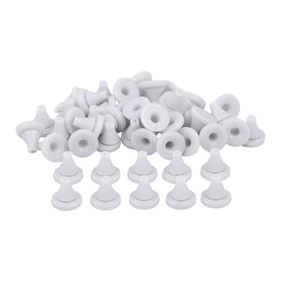 RUISINERY 100pieces Shower Head Nozzles Replacement Showerhead Sprays Hole Silicone Nozzle Universals Sprinkler Spout Round Tip