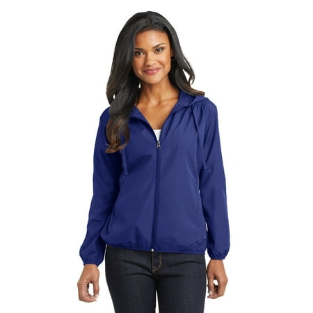 Port Authority& Ladies Hooded Essential Jacket. L305 Mediterranean Blue ...