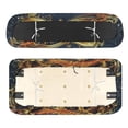 thumbnail image 3 of Pzuqiu 2 Pcs Golf Cart Back Rest Seat Covers Washable Easy to Install, Compatible with Outdoor Golf Car Seat Golf Cart Seat Covers(Gold Sleigh on Navy), 3 of 10