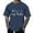 Navy, variant on Men's Christmas Short Sleeve Tee Crewneck T Shirt Red L