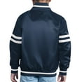 thumbnail image 2 of Youth Starter  Navy Tampa Bay Rays Team Logo Full-Snap Satin Varsity Jacket, 2 of 4