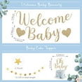 thumbnail image 3 of Decoraciones para baby shower Amandir Dusty Blue Boy Welcome Baby, 3 of 7