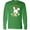 Kelly Green, variant on Inktastic Happy Easter Bunny with Eggs and Carrot Long Sleeve T-Shirt