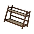 thumbnail image 4 of Fiocias Bamboo Double Layer Rack Desk Storage Shelf Mug Holder Multipurpose Simple Spice M, 4 of 9