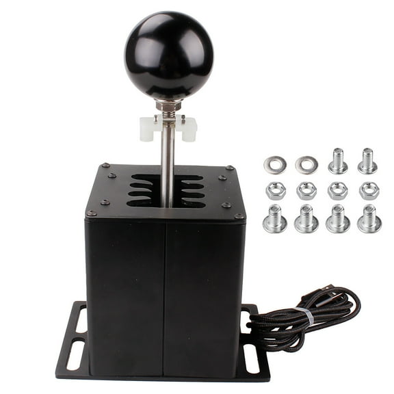 Upgraded Racing Shifter 6 R/7 R Simulation Game H Gear Shifter Metal Alloy Lightweight Used for G27 G29 T300