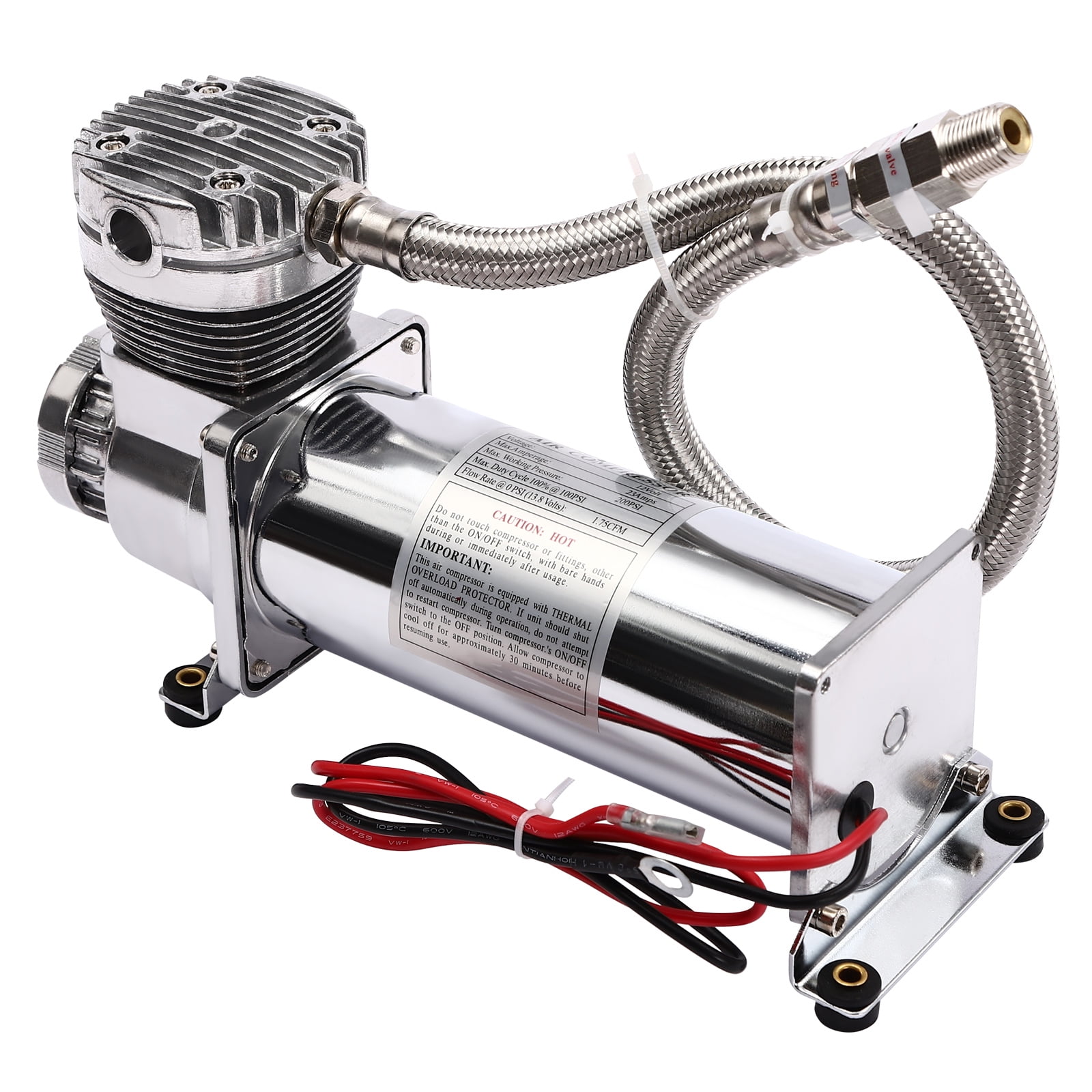 Wildnix Air Compressor – High-Quality Iron & Copper, Fast Inflation, Quiet Operation, Lightweight Design