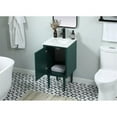 thumbnail image 5 of 18 inch single bathroom vanity in green, 5 of 5