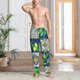 thumbnail image 2 of Balery Lemon and Leaves Pantalones de pijama para hombre, pijama ultraligero, pantalón de descanso-X-Large, 2 of 6