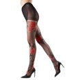 thumbnail image 5 of MeMoi Sheer Garden Rose Floral Tights - Womens - Female, 5 of 5