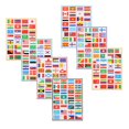 thumbnail image 2 of HLONK 7 Sheets World Flags Stickers Countries Flags Stickers Label Nation Flags Stickers Decals for Luggage Room Decor, 2 of 4