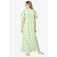 thumbnail image 2 of Dreams & Co. Plus Size Long Floral Print Cotton Gown, 2 of 5