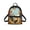 Autumn Rooster Farm Pattern, variant on Camouflage Deer Flag Print Travel Backpack Lightweight Mini Backpack for Outdoor Hiking, Polyester Front Pocket Casual Back Pack