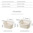 thumbnail image 4 of Shower Hanging Organizer Storage Basket for Bathroom Shower to Hold , Conditir, Body Wash, Sponges, Shaving Cream Large 1pc, 4 of 8