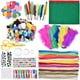 thumbnail image 1 of Kit De Suministros Para Manualidades Para Niños, Bricolaje, Limpiador De Tuberías, Pompones, Ojos Saltones, Suministros Para Artes Y Manualidades Guardurnaity BA001034-00, 1 of 6