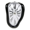 thumbnail image 5 of Fufafayo under $5 2Pcs Melting Wall Clock, Wall Clock with Twisted Roman Numeral Design, Mute Melting Clock for Living Room and Bedroom, Unique Decor Clock for Desk and Shelf, 5 of 9